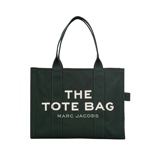 Marc Jacobs Tote The Tote Bag Large In Canvas Green