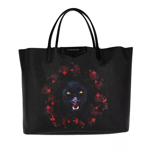 Givenchy Jaguar Printed Antigona Shopping Bag Large Black/Red Shoppingväska