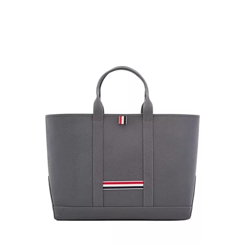 Thom Browne Tool Medium Tote Bag Grey Rymlig shoppingväska