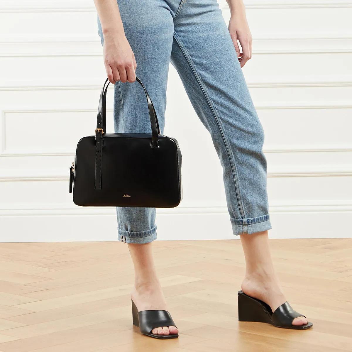 A.P.C. Satchels Sac Virginie Box in zwart