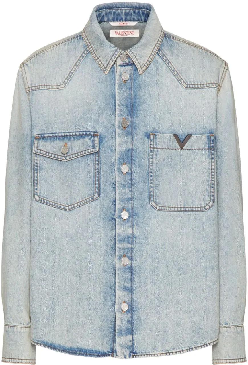 Thumbnail - Valentino Garavani - Shirts Blue - Größe 46 - blau