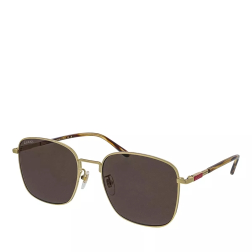 Gucci GG1350S GOLD-HAVANA-BROWN Sunglasses