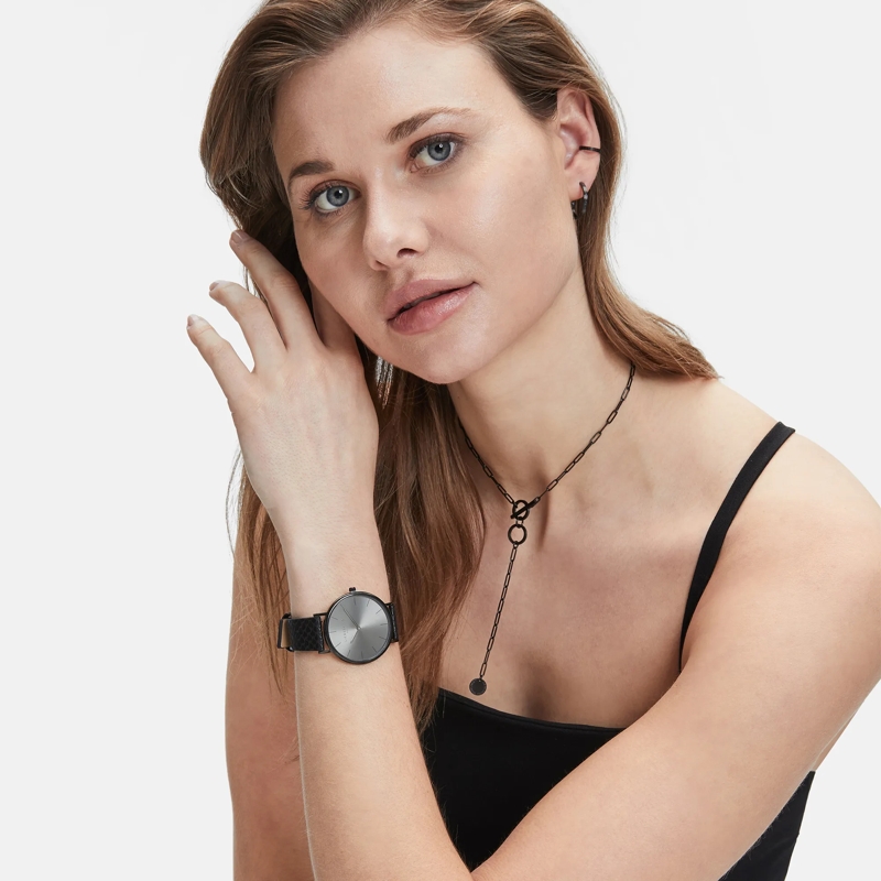 Liebeskind Berlin Quarzuhr Kunstleder Armbanduhr schwarz(Image 3)