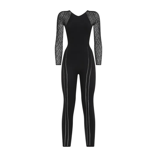 Wolford W Net Black Polyamide Jumpsuit Black 