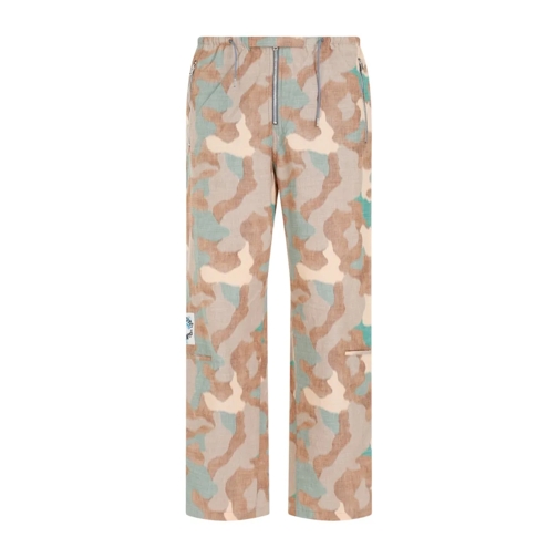 Acne Studios  Orange Green Cotton Pants Multicolor