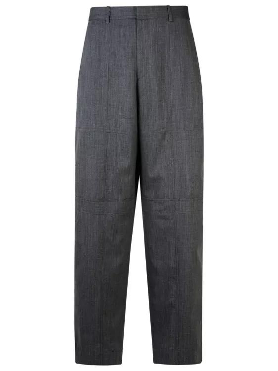 Jil Sander - Grey Wool Trousers - Größe 46 - gray