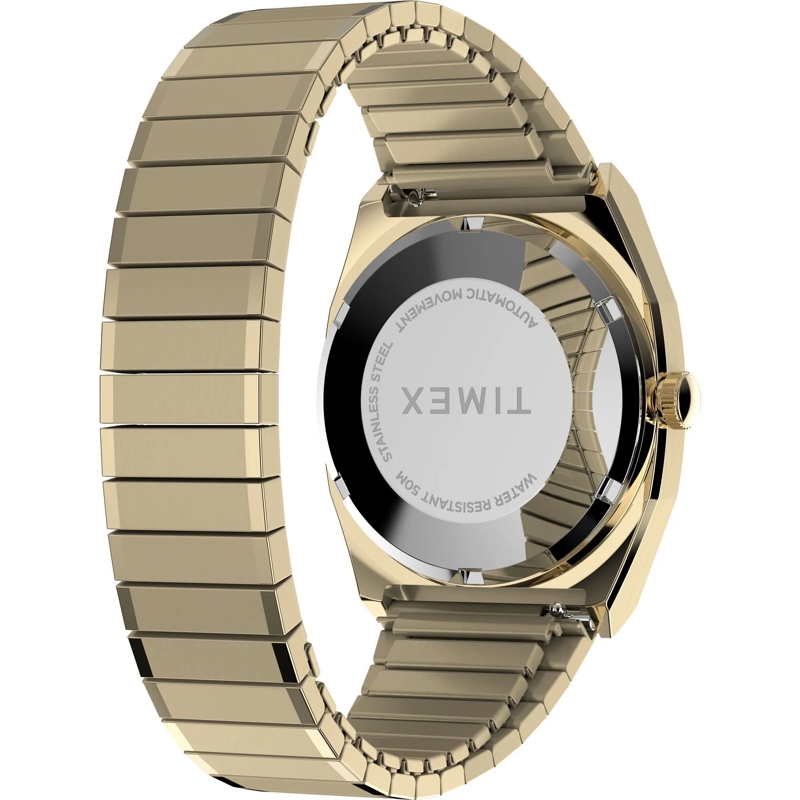 Timex Quarzuhr Mechanische Automatikuhr Timex® Automatic 1983 E L gold(Image 5)