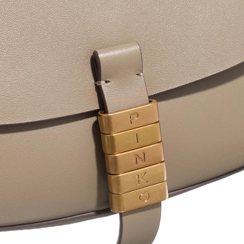 Pinko Crossbody Bag Saddle Mini Noce-Antique Gold(Image 4)