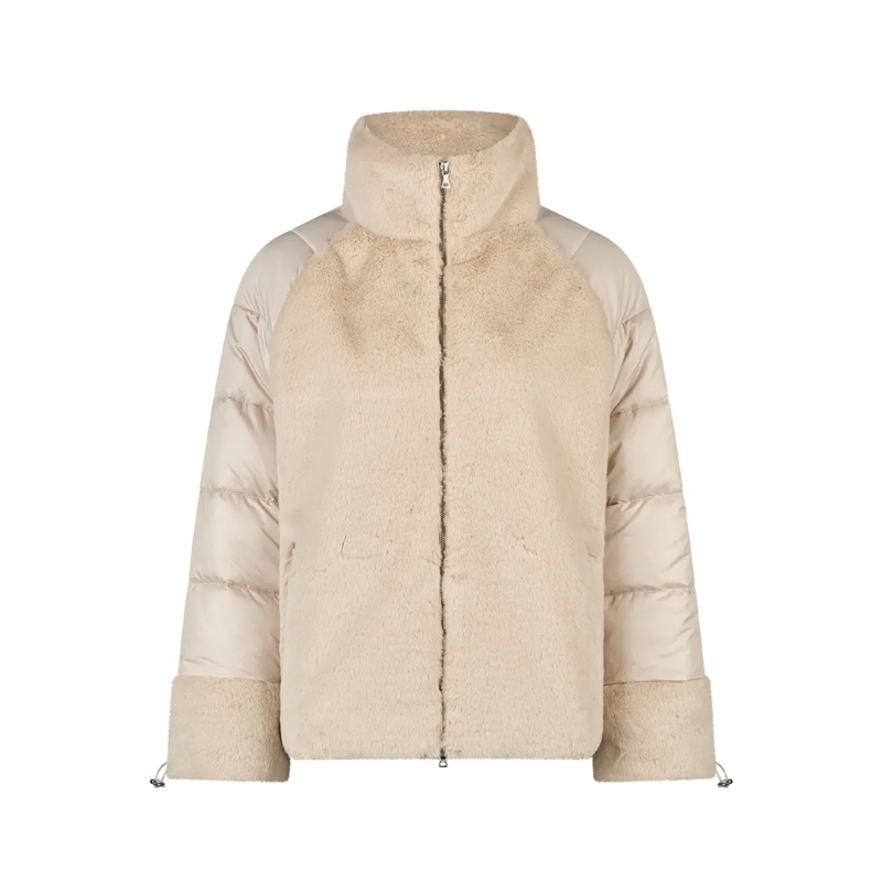 Marc Aurel Blazer Jacke- überschnittener Raglanärmel- mit Paspelt beige
