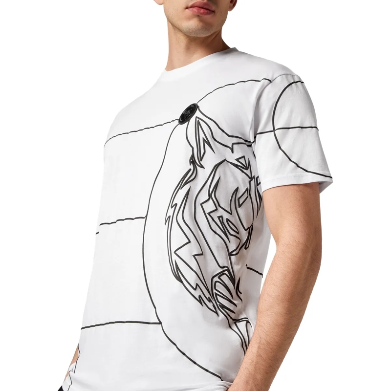 Plein Sport T-Shirt T-Shirt Tiger weiss(Image 3)