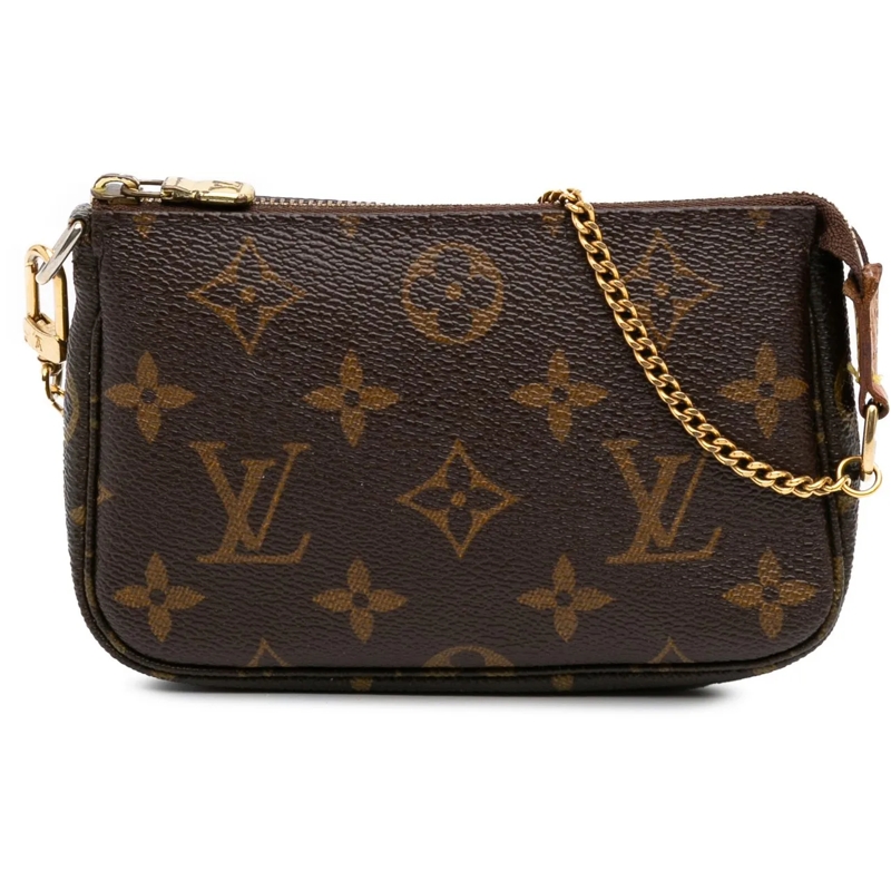 Louis Vuitton Tote Monogram Mini Pochette Accessoires braun