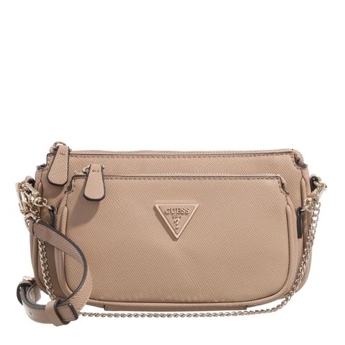 Guess Crossbody Bag Noelle Dbl Pouch Crossbody Beige