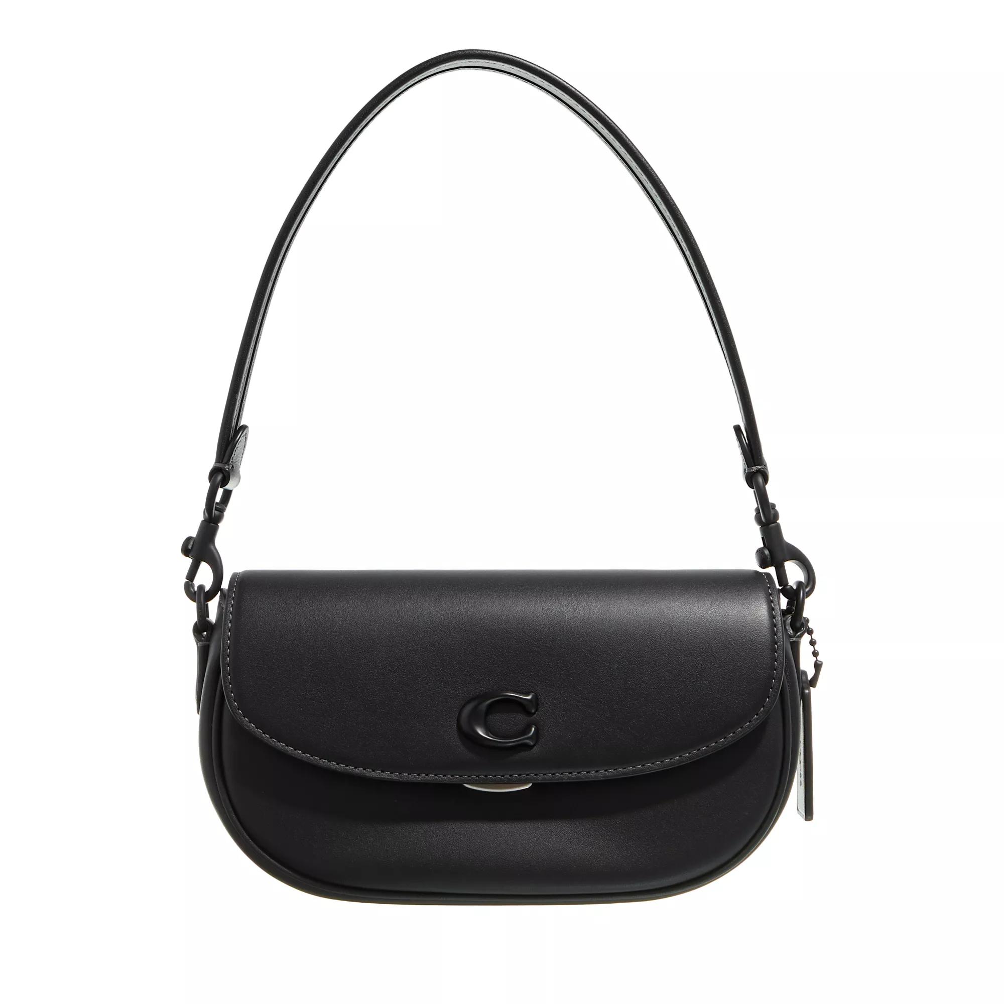 Coach Crossbody Bags - Glovetanned Leather Emmy Saddle Bag 23 - Gr. unisize - in Schwarz - für Damen