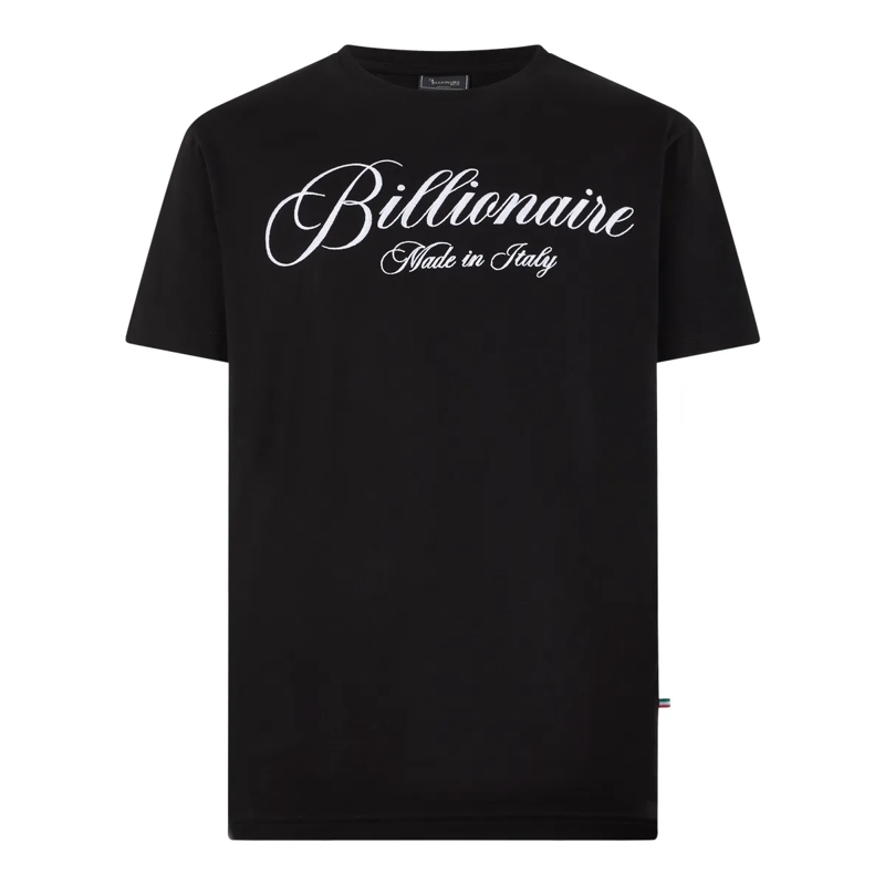 BILLIONAIRE T-Shirt Round Neck T-Shirt Signature schwarz