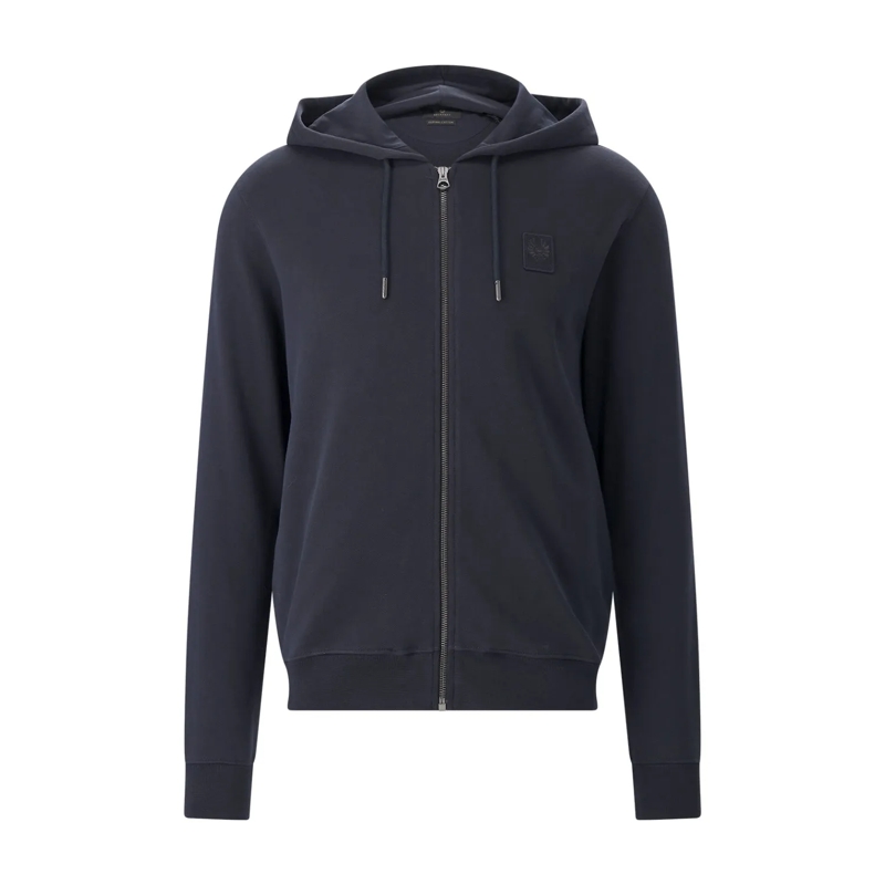 Belstaff Übergangsjacke Sweatjacke aus Baumwolle dunkelblau