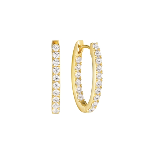 Sif Jakobs Jewellery Creole Ellisse Piccolo Earrings Gold (Image 2)
