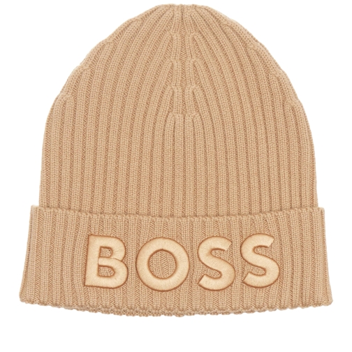 Boss Lara Hat Medium Beige Cappello di lana