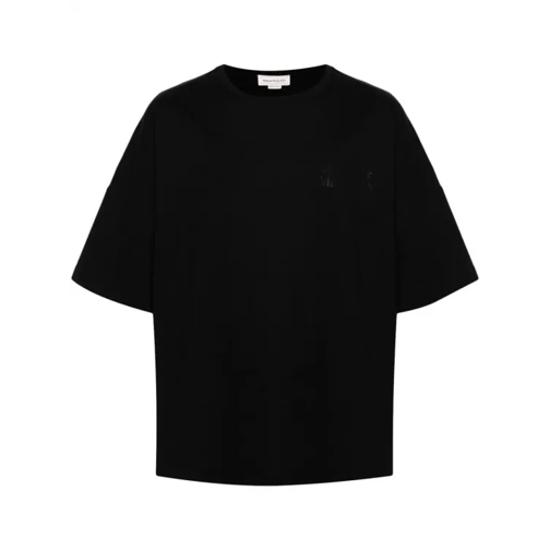 Alexander McQueen Black Logo-Print T-Shirt Black 