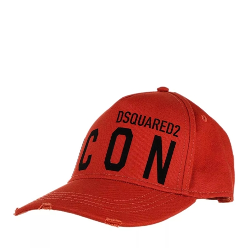 Dsquared2 Icon Baseball Cap Red/Black Honkbalpet