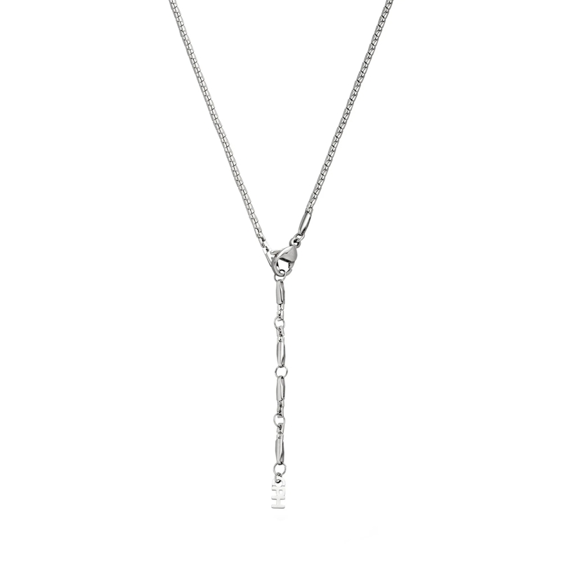 Copenhagen Mittellange Halskette Edelstahl Fine Edgy silber(Image 4)