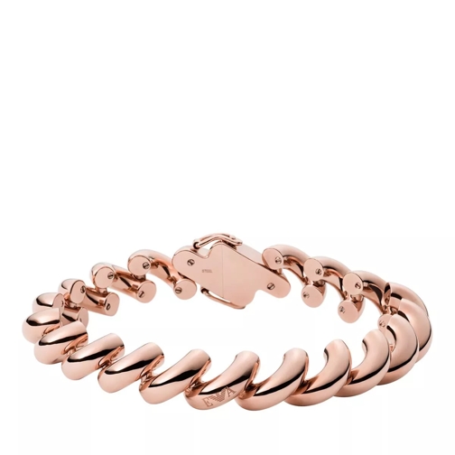 Emporio Armani Edelstahl-Kettenarmband Rose Gold Bracelet