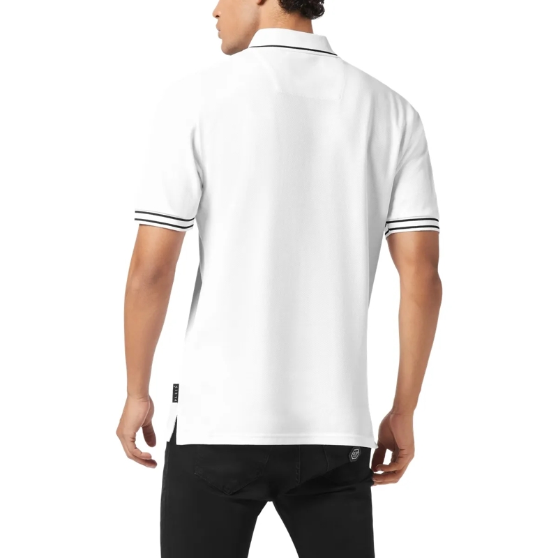 Philipp Plein Top Poloshirt Ss Signature weiss(Image 2)