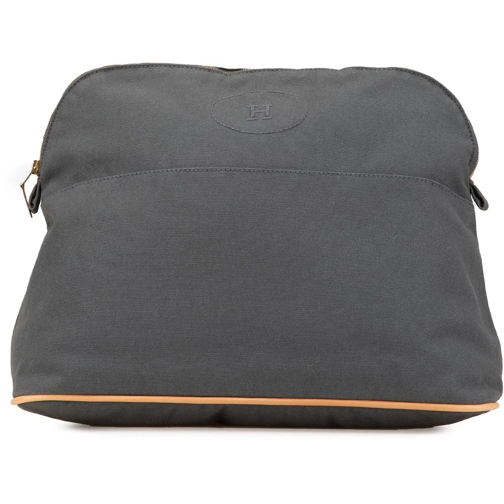 Hermès Kosmetiktasche 2010-2020 Toile Bolide Trousse de Voyage GM grau