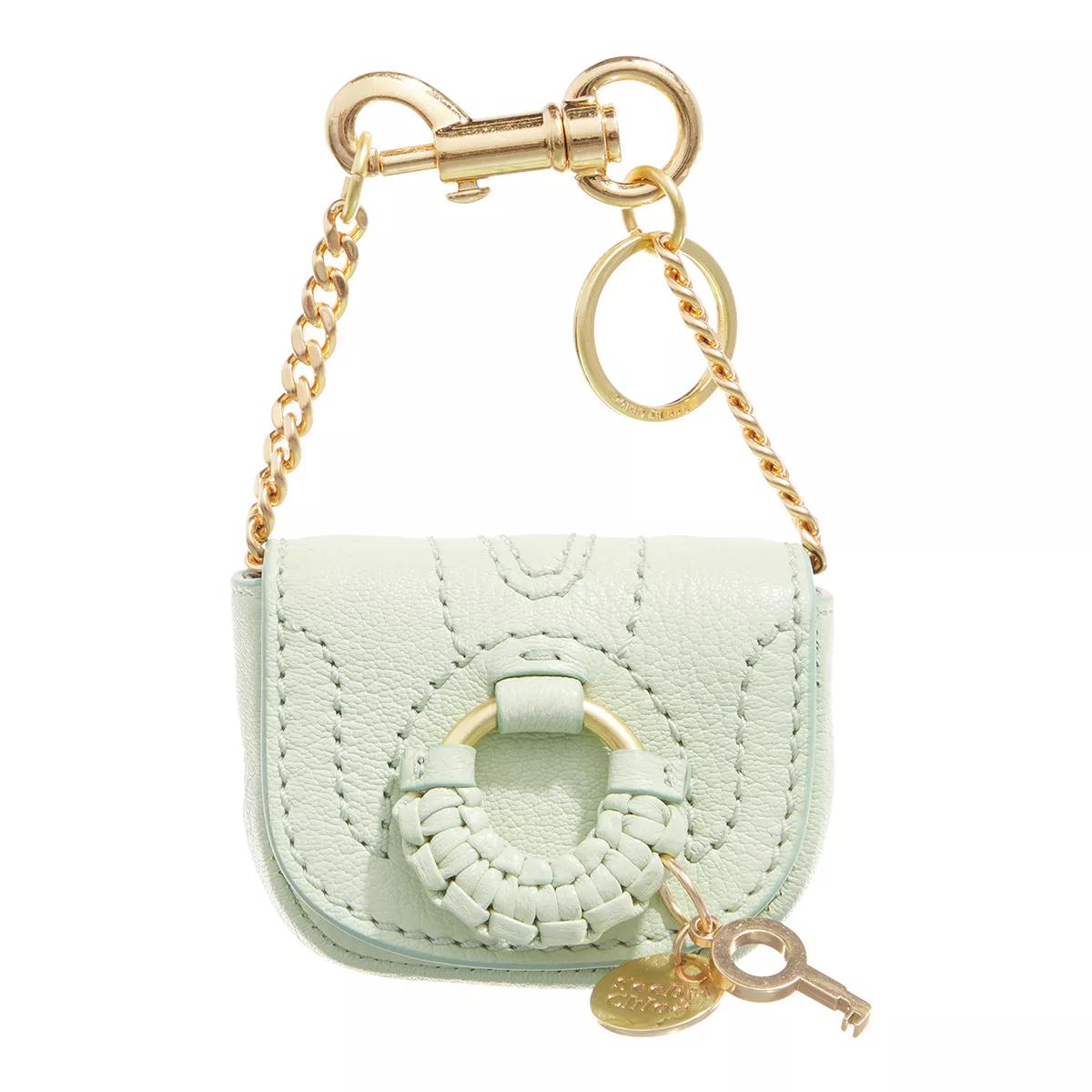 See By Chloé Hana Nano Key Ring Pastel Green | Micro Bag
