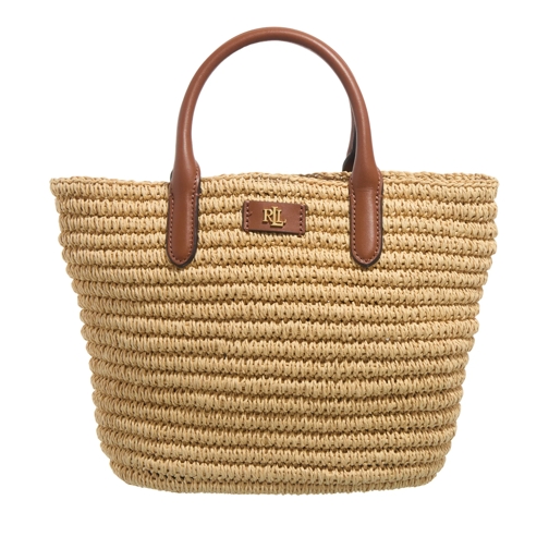 Lauren Ralph Lauren Korbtasche Brie 22-Tote-Medium Natural/Lauren Tan