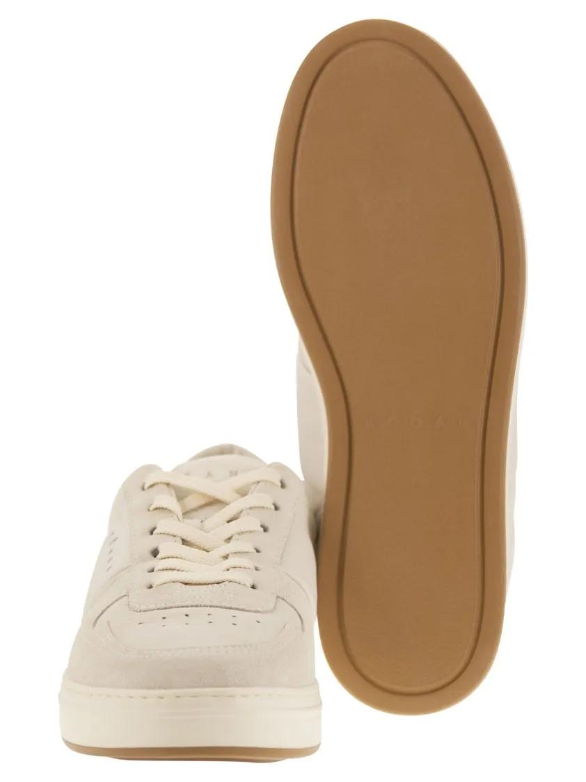 Thumbnail - Hogan Low-Top Sneaker - H668 - Leather Trainers - Gr. 10_5 - in Beige - für Damen