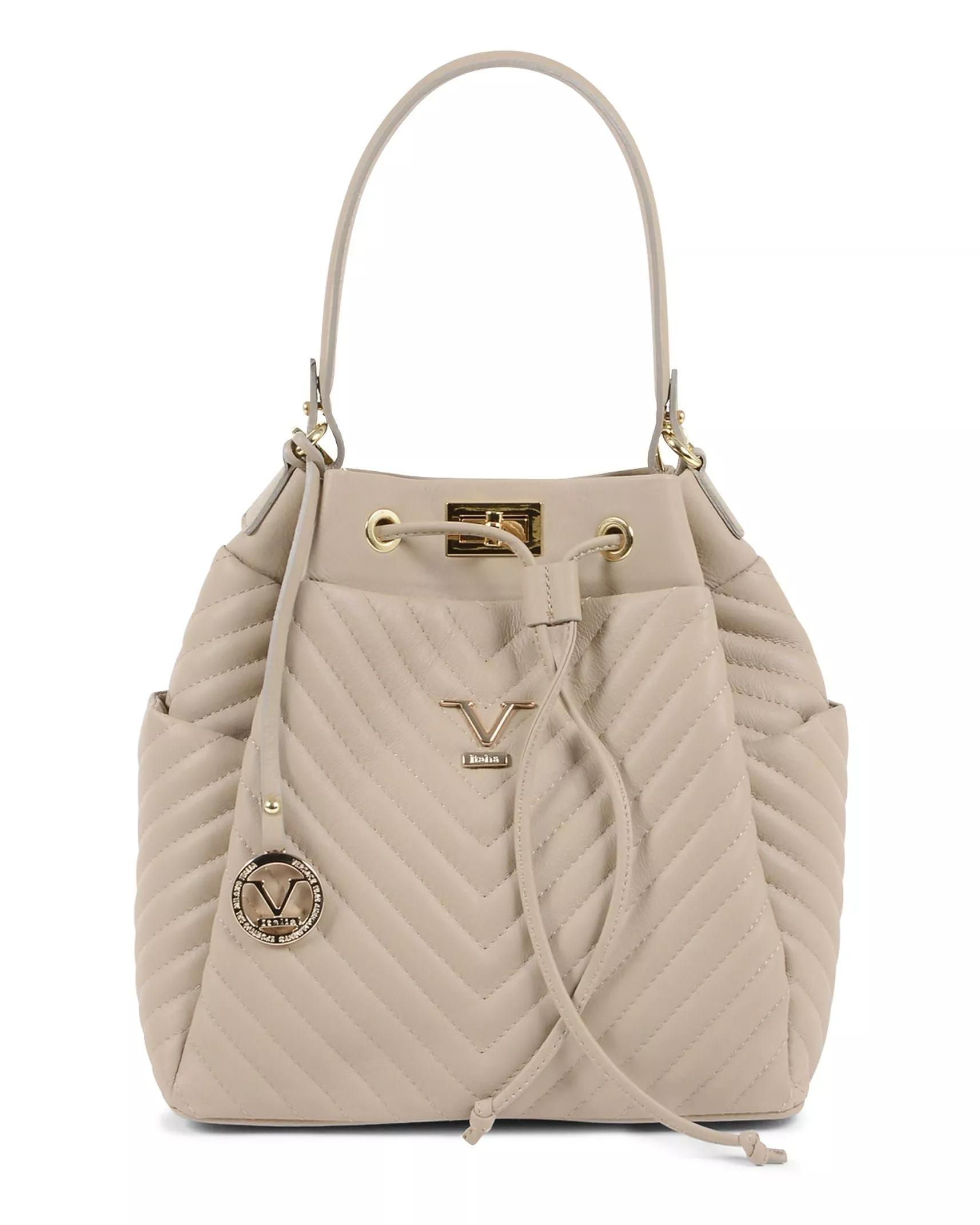 19V69 Italia Crossbody Bags - V Italia Womens Satchel Bag Beige BH10272 52 SAUVA - Gr. unisize - in Beige - für Damen