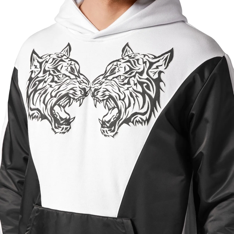 Plein Sport Top Hoodie Tiger weiss(Image 5)
