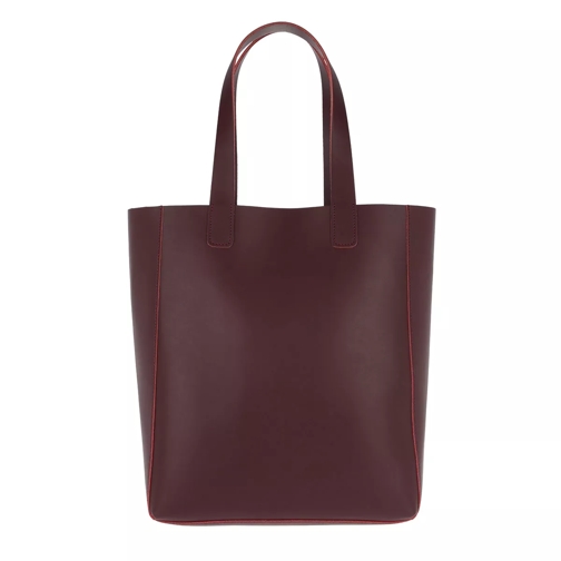 Abro Ruga Shopping Bag Calf Leather Bordeaux/Red Tote