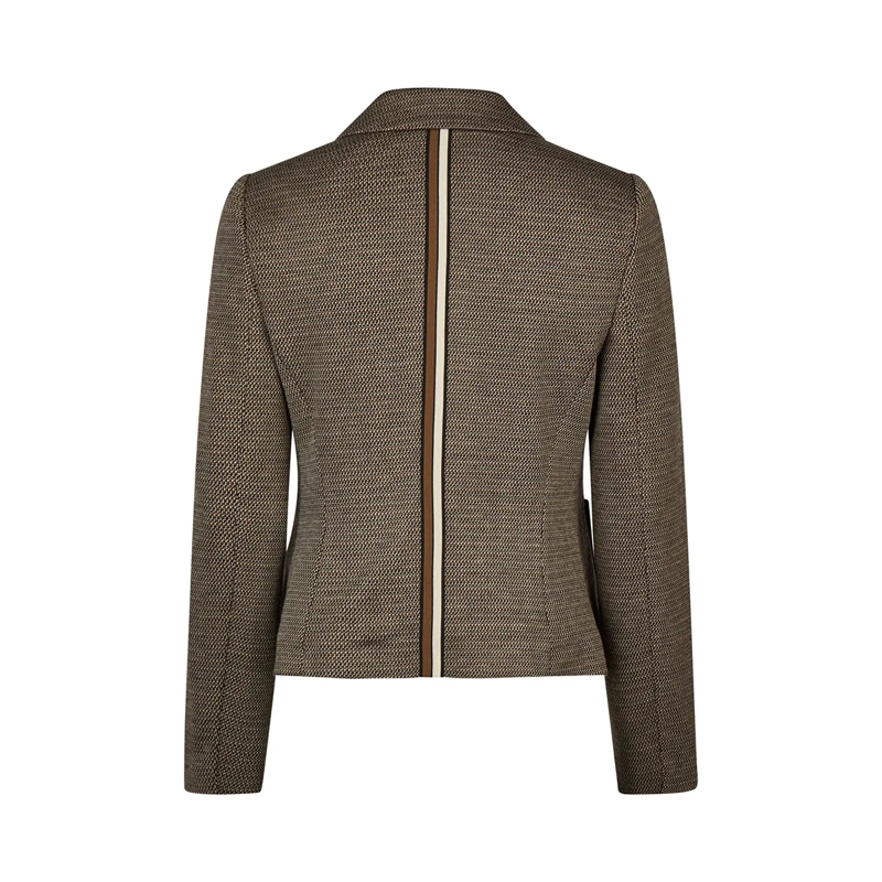 Marc Aurel Blazer Blazer- Ripsband an Kanten- Paspeltaschen- hoc braun(Image 5)