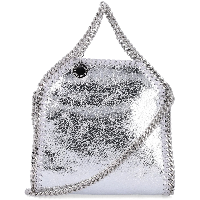 Stella McCartney Tote Falabella Tiny Argento silber