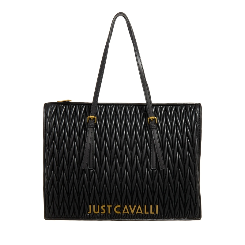 Just Cavalli Shopper Shopping Bag Black