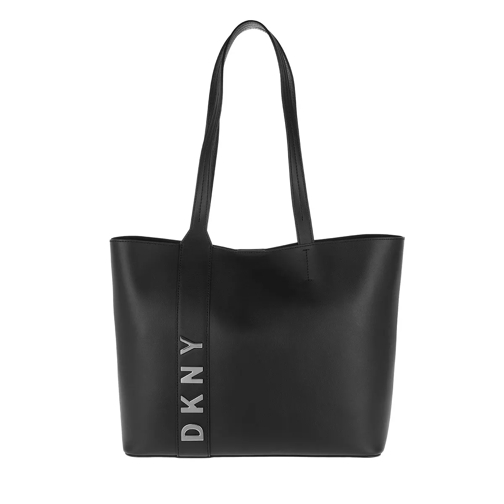 DKNY Bedford LG Tote Black/Silver Rymlig shoppingväska
