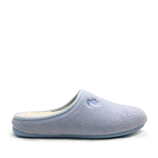 thies Hausschuh thies 1856 ® Organic Slipper vegan light blue (W/X mehrfarbig