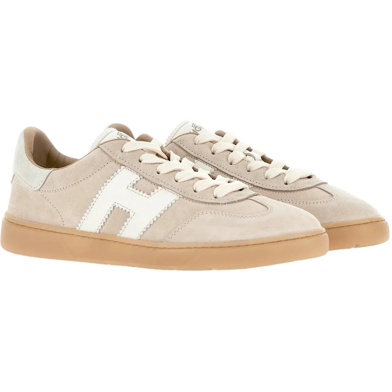 Hogan Low-Top-Sneaker Flat Shoes Beige beige