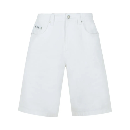 Moschino Legere Shorts White Cotton Bermuda Shorts White