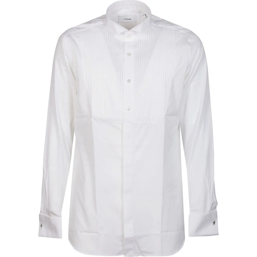 Lardini Hauts décontractés Shirt White weiß