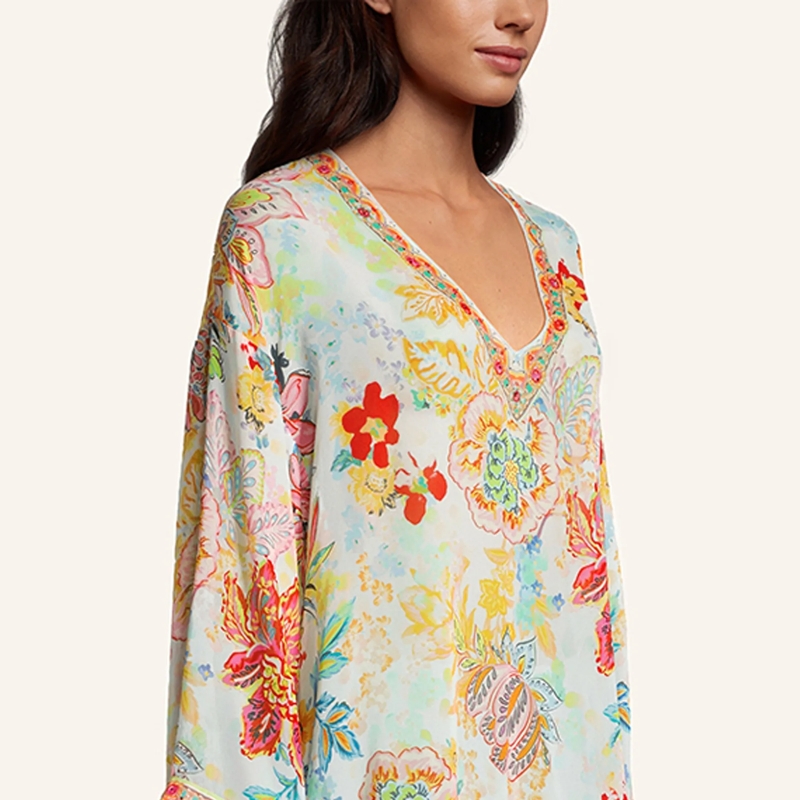 Princess goes Hollywood Tunika/Kaftan Tunika mit Schmucksteinen rot(Image 4)