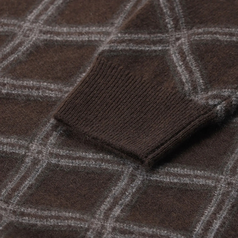 Vince Strickjacke Strickjacke aus Kaschmir braun(Image 4)
