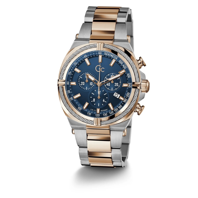 GC Quarzuhr Quarz-Chronographenuhr Gc Ironclass silber(Image 6)