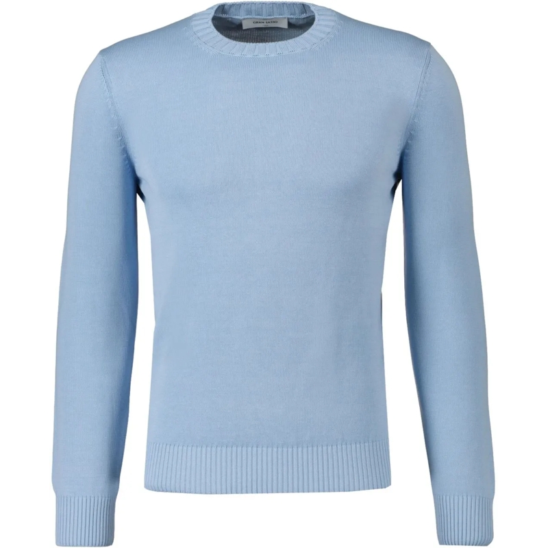 Gran Sasso Gilet Gran Sasso  Truien Lichtblauw 23107/18136 blau