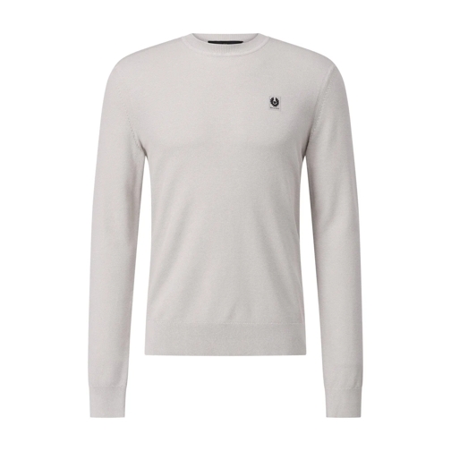 Belstaff  Pullover aus Baumwoll-Seidenmix Hellgrau