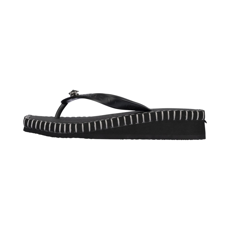 UZURII Flip Flops Zehentrenner Switch Mid Heel Black schwarz
