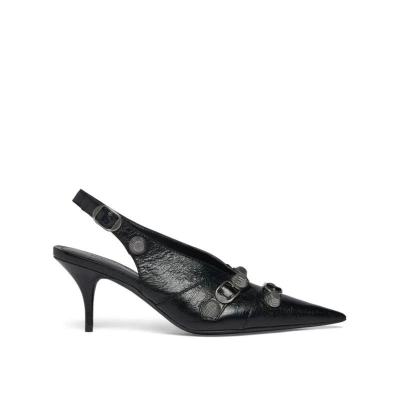 Balenciaga Pumps Cagole Slingback Pumps Black