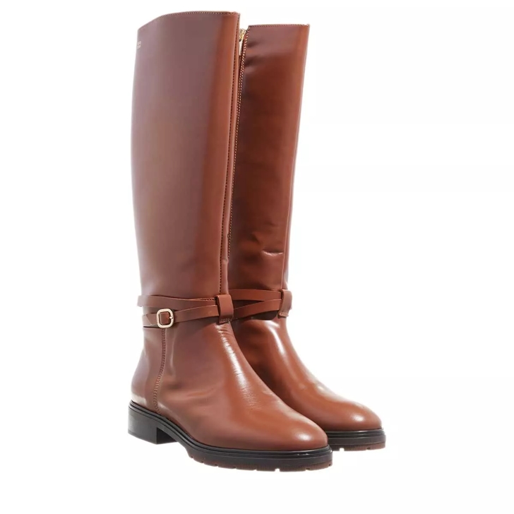 Tommy hilfiger cognac clearance boots