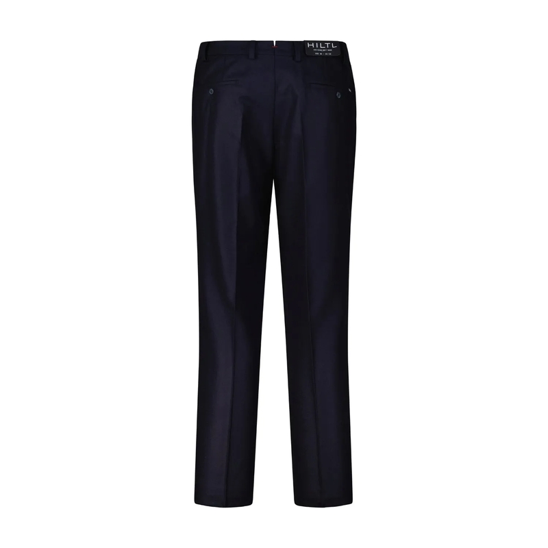 Hiltl Broek Hose aus reiner Schurwolle Dunkelblau(Image 17)